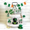 DIYDEC 6Pcs St.Patrick's Day Table Decoration Luck Shamrocks Wooden Signs