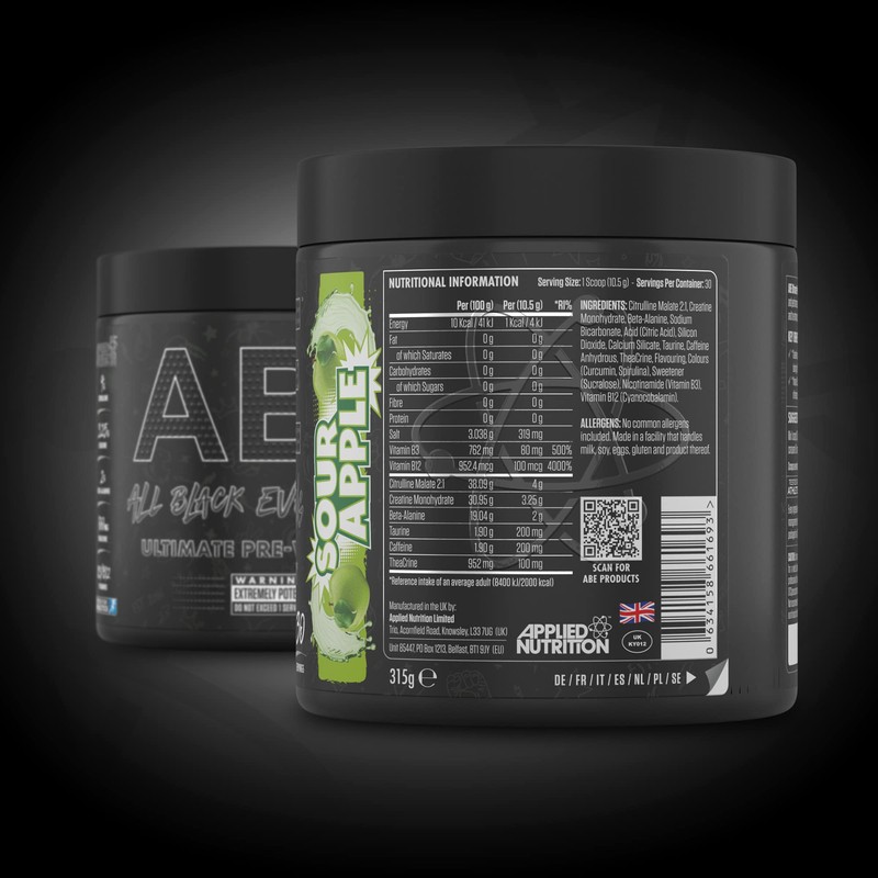 Applied Nutrition Bundle ABE Pre Workout 315g + ABE Black