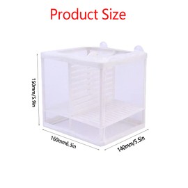 Isolation Mesh Box, Fish Breeding Net Fish Aquarium Fish Breeder Box, Juvenile Fish Spawning Incubator, Juvenile Fish Spawning Incubator, Multifunctional Baby Fishes for Fish Tank