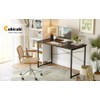 CubiCubi Computer Desk 47" Study Writing Table for Home Office,