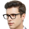 OCCI CHIARI Fashion Men's Glasses Durable & Stylish Black Clear