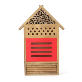 Wooden Insect Bee House Wood Bug Room Hotel Shelter Garden Decoration Nests Box