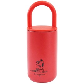 Peanuts Stainless Steel Tumbler with Handle RED Size: Diameter 0.3 inches (7.7 cm) H0.8 inches (20 mm) PM-3000