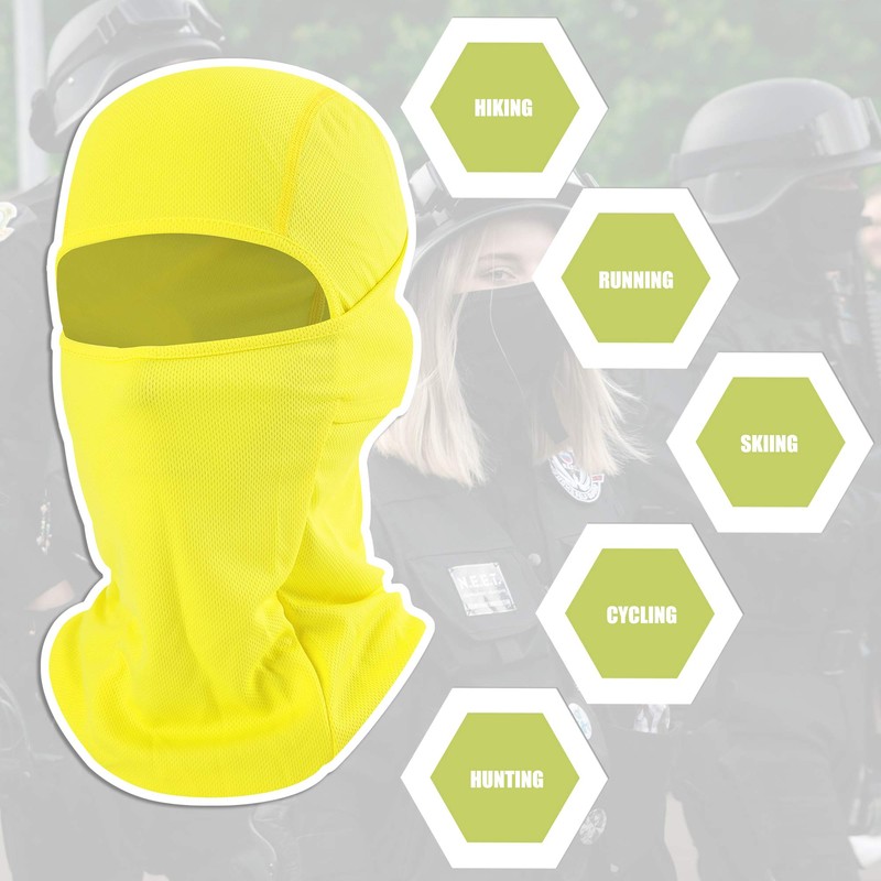 Balaclava Face Mask Adjustable Windproof UV Protection Hood (US, Alpha,