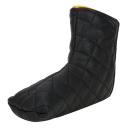 Keenso Magnetic Golf Headcover, Magnetic Golf Putter Cover, Headcover, Waterproof PU-L-Shaped Golf Club Head Cover Accessories (Black)