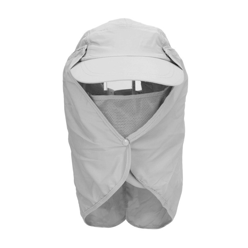 Outdoor Sunscreen Hat Ventilate Adjustable Removable Sun Protection Wide Brim