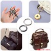 Audiofan Round Carabiner Key Ring Keychain 6 Pcs Outer Diameter