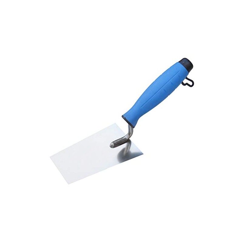 Toolty Stainless Steel Bucket Trowel - 140mm - Rubber Handle