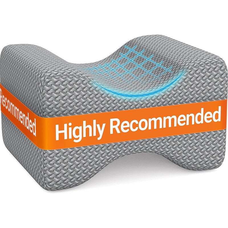 BlissTrends Memory Foam Knee Pillow, Knee Pillow for Side Sleepers,
