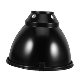 Kisangel 1Set Reptile Heat Lamp Cover with Scald Mesh Guard Durable Aluminum Heating Shade for Lizards Bearded Dragons Turtles and Snakes Efficient Temperature Control for Terrariums