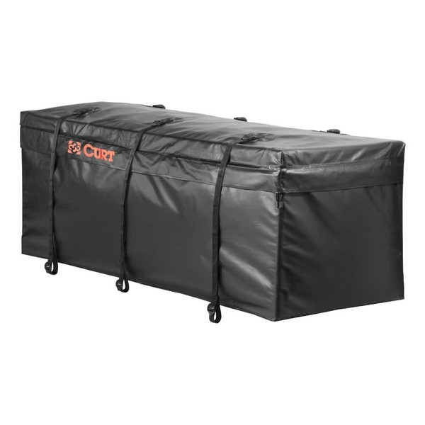 CURT 18210 56 x 18 x 21-Inch Weather-Resistant Black Vinyl Cargo Bag for Hitch Carrier