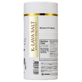 K-LAVA SALT—Korea's No.1 Bamboo Salt—Original 9x, Crystal, 2.47 Ounce