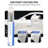 PARTS4EV UG White Platinum Metallic Tricoat Touch Up Paint Compatible
