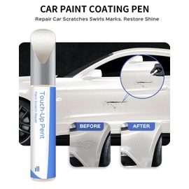 PARTS4EV UG White Platinum Metallic Tricoat Touch Up Paint Compatible with Ford Exact Match–Chips and Nicks Touch Up