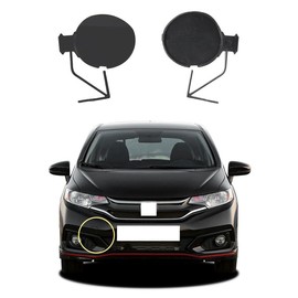 Goholy Car Front Bumper Tow Hook Cover Compatible with Honda Fit 2018 2019 Trailer Cover Cap 71104-T5H-H500 71104T5HH500 Small Lid Towing Eye Cap
