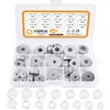 VIGRUE 240-Piece Flat Washer Set, Washers Assortment 7 Sizes M3