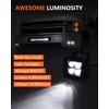 ADTOPI 3 Inch LED Spot Pod Lights and Hidden Front