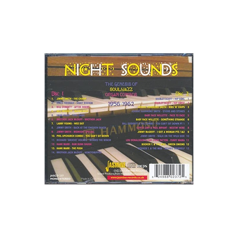 Night Sounds.Genesis Fo Soul/Jazz Organ Combos