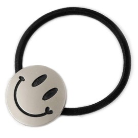 JewelVOX Hair Accessories, Nico-chan Motif Hair Rubber, Silver