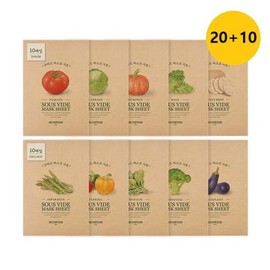 Skinfood 스킨푸드20매+10매수비드 마스크 (교차선택가능) Skinfood 20 Sheets + 10 Sheets Super Bead Mask (Cross Selection Available)