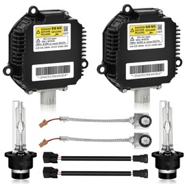 KERBIY 2 Sets HID Headlight Ballast W/Igniter & D2S Bulb for Nissan Altima,350Z,Maxima,Murano,Rogue,for Infiniti G35,G37,FX35,Replace 28474-8991A 28474-89904 NZMNS111LAN Xenon Ballast Control Module