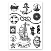 AWAKEN Temporary Fake Tattoos Juice Tattoo Semi Permanent Stickers Waterproof