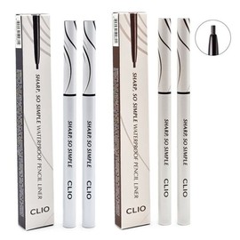 Clio 클리오 샤프 쏘심플 워터프루프 펜슬라이너 x2개 Clio Sharp So Simple Waterproof Pencil Liner x2