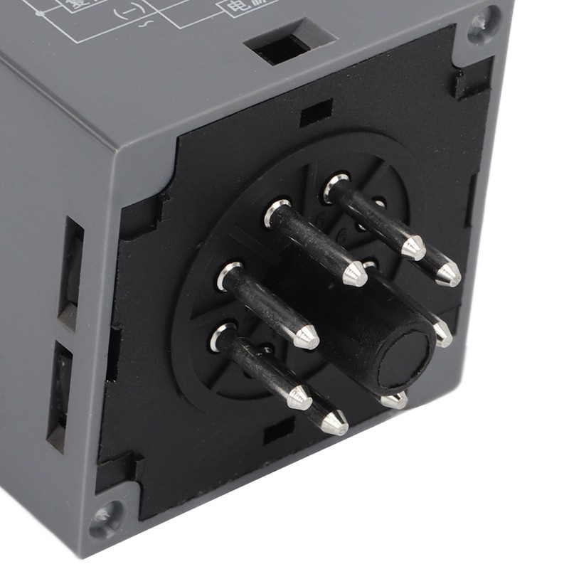 Time Relay LCD Display Multifunctional PP Flame Retardant Housing Delay