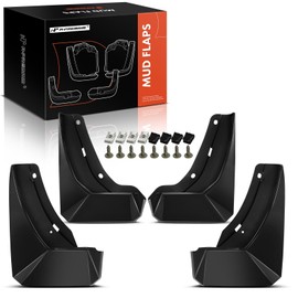 A-Premium Set of 4PCS Mud Flaps Splash Guards Mudguards Mudflaps with Hardware Kits Accessory Compatible with Hyundai Santa Fe 2024, Front and Rear (Driver & Passenger Side)