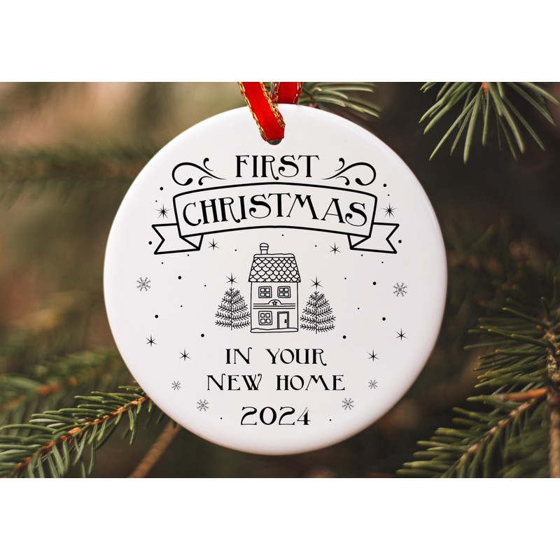 First Christmas in Your New Home Bauble | Ceramic New