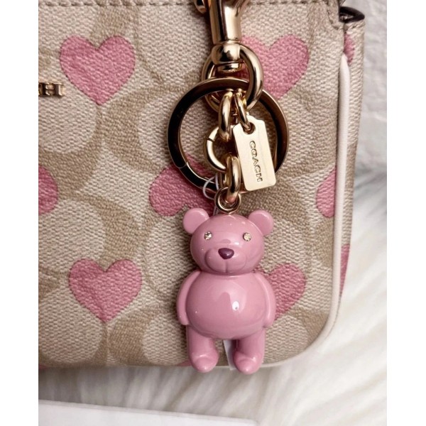 Coach NWT Coach Valentine's Day Teddy Bear Bag Charm Keychain