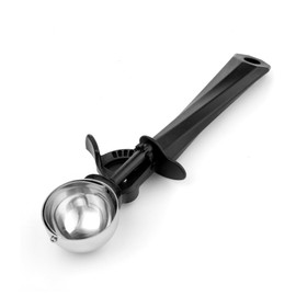 Ice Cream Scoop, 2.2 tbsp Stainless Steel Cookie Scoop 32 ml, Ice Cream Spoon with Easy Trigger, Kitchen Scoop for Ice Cream, Cookie, Mashed Potato, Meatballs, Mellon Balls, Scoop Size 50mm