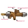 Propane Fire Pit Main Control Brass Safety Valve Kit Replace