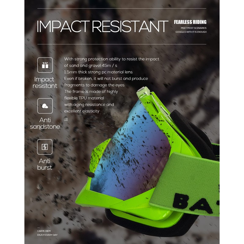 KINGBIKE Motocross Goggles MTB Goggles Dirt Bike ATV Cross Goggle