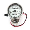 Motorcycle Mini Speedometer w/Trip Meter - 2240:60 - Chrome &