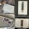 ZAAWUUT Car Photo Holder,Acrylic Car Sun Visor Clip,Detachable Picture Frame
