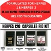 LIFE CRISIS SOLUTIONS DR.SEBI HERPES 100 X ELIMINATION FORMULA 120