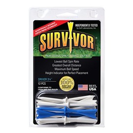 Greenkeepers Survivor Golf Driver Tee, 3 1/4"