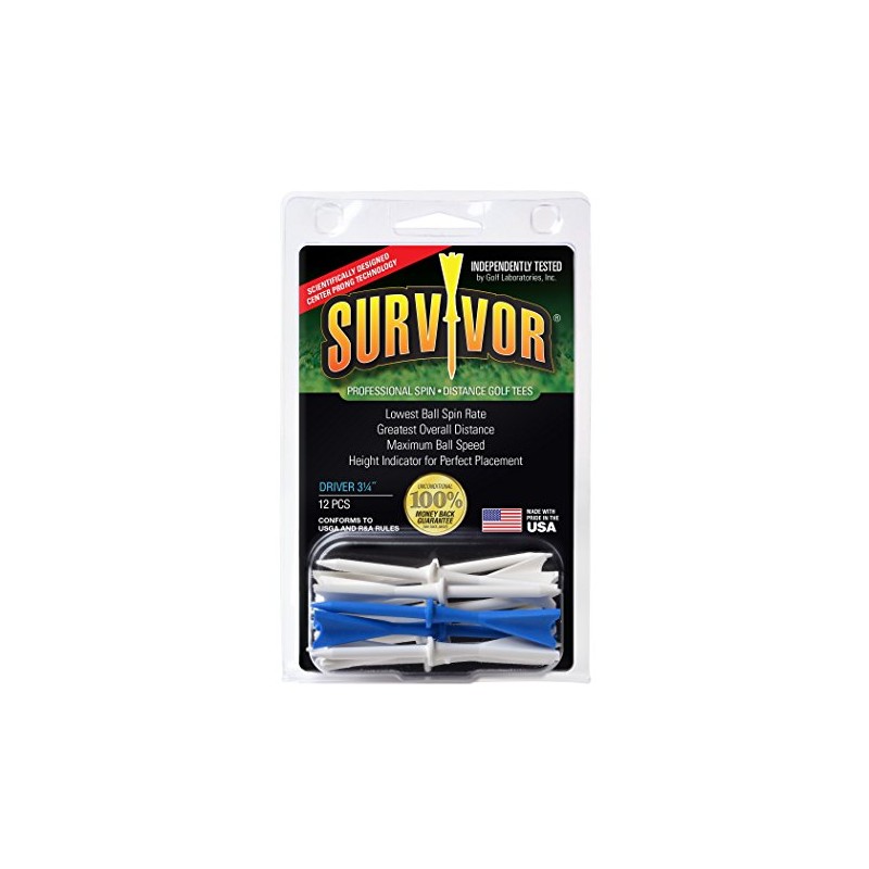 Greenkeepers Survivor Golf Driver Tee, 3 1/4"