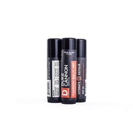 Duke Cannon Supply Co. Tactical Lip Protectant Cannon Balm 140 for Men (Blood Orange Mint) Multi-Pack - Superior Performance, Heavy-Duty, SPF 30, Large Balm for Hard Working Men, 0.56 oz (3 Pack)