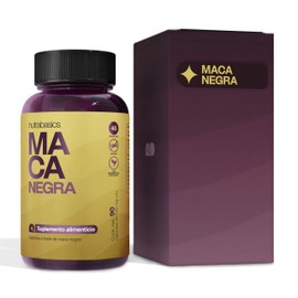 Maca Negra 1,020 mg por Porción, Cápsulas de Maca, 90 Cápsulas, Nutrabasics | Suplemento alimenticio de maca negra en cápsulas, raíz de maca y 1,020 mg por porción; 90 cápsulas de maca para uso adulto