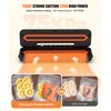 75kpa Vacuum Sealer Machine - 6-in-1 Compact Food Sealer with