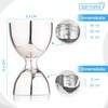 barmate Bell Jigger, Stainless Steel Measuring Cup with Filling Lines