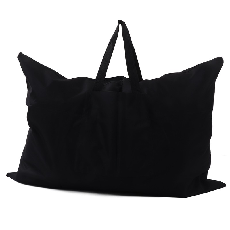Portfolio Bag Black 38x26in Large Capacity Thick Canvas Light Weight