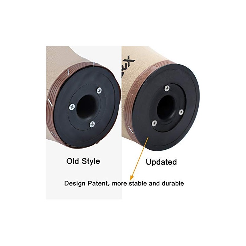 GEX 20"-24" Cork Canvas Block Head Mannequin Head Wig Display