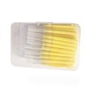 Cepillos Interdentales con Correas, Portátiles 40 Piezas 0,4 Mm Amarillo