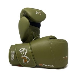 RIVAL Boxing RB50 Intelli-Shock Compact Bag Gloves, Hook and Loop Closure - Soft Inner Lining, Multi-Layered Foam Padding