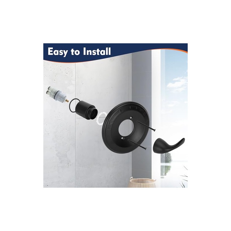 Replacement for delta Classic 13/14 Series Single-Function Shower Valve Trim