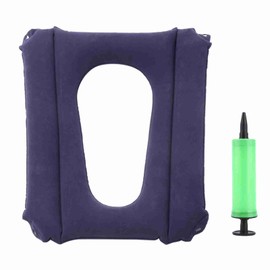 Inflatable Seat Cushion Hip Support Portable Wheelchair Chair Cushion for Elderly Disability