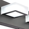 Ralbay LED Modern Black Bathroom Vanity Lights 3 Lights Acrylic